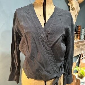 Everlane Navy Blouse